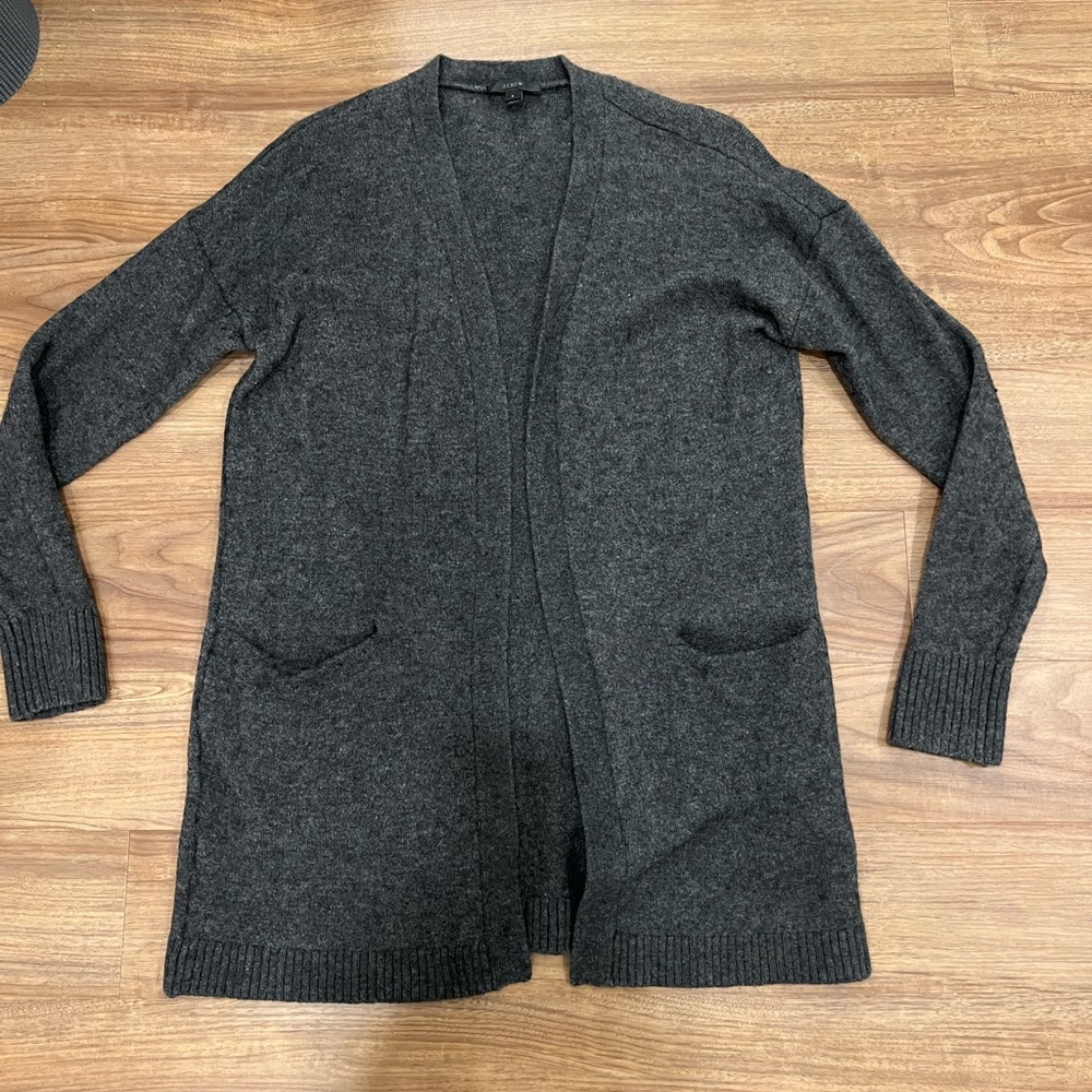 JCrew long cardigan sweater